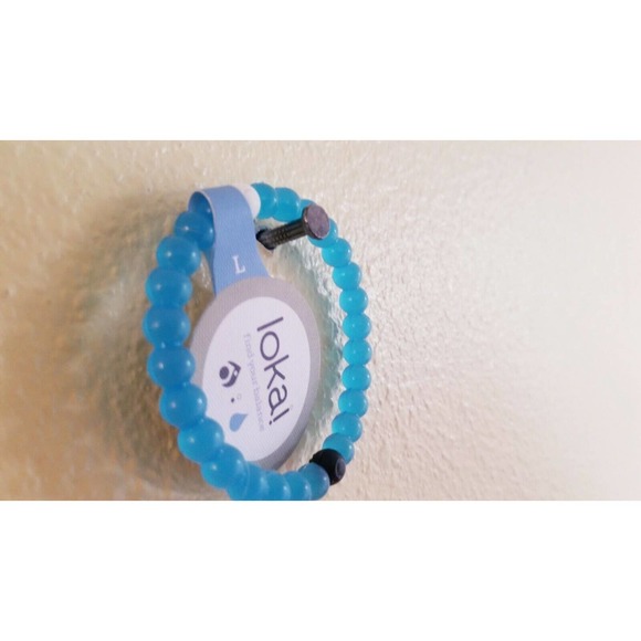 NWT Lokai Bracelet Blue Water Find Your Balance Size Large Find Your Balance - Picture 4 of 7